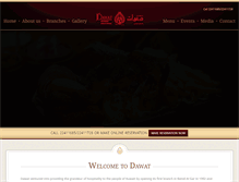 Tablet Screenshot of dawatq8.com